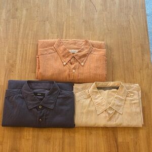 Set of 3 shirts - Hugo Boss, Zegna Sport, Turnbury - Medium